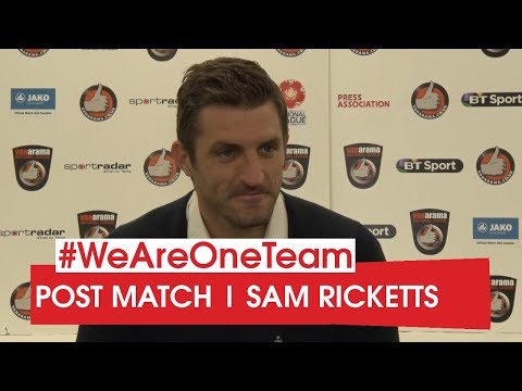 WATCH | Sam Ricketts after Havant & Waterlooville