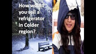 How would you sell a refrigerator in Colder region? | Pooja Gupta