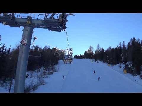 Risalita integrale seggiovia Leitner "Campolongo - Bec de Roces" in HD - Arabba (BL)