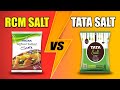 Rcm Salt Vs Tata Salt Rcm Salt Tata Salt Best Salt In India Rcm Salt Demo Rcm Business