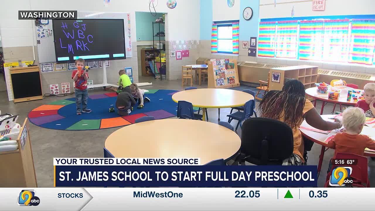 St. James School set to move to full day 3-year-old preschool