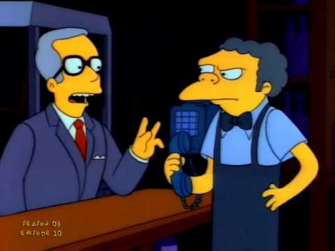 Bart Prank Calls Moe - Hugh Jazz
