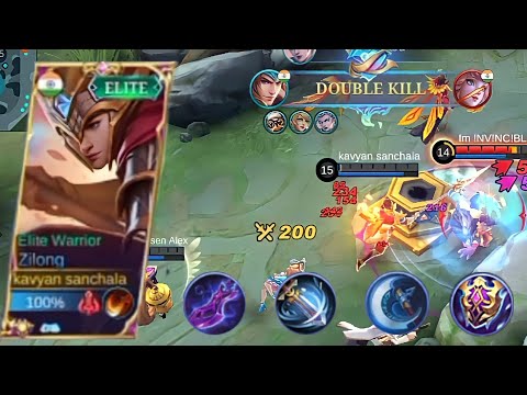 13 KILLS!! ZILONG POWER FULL NEW META BUILD 2022 | SOLO RANK GAMEPLAY | MLBB