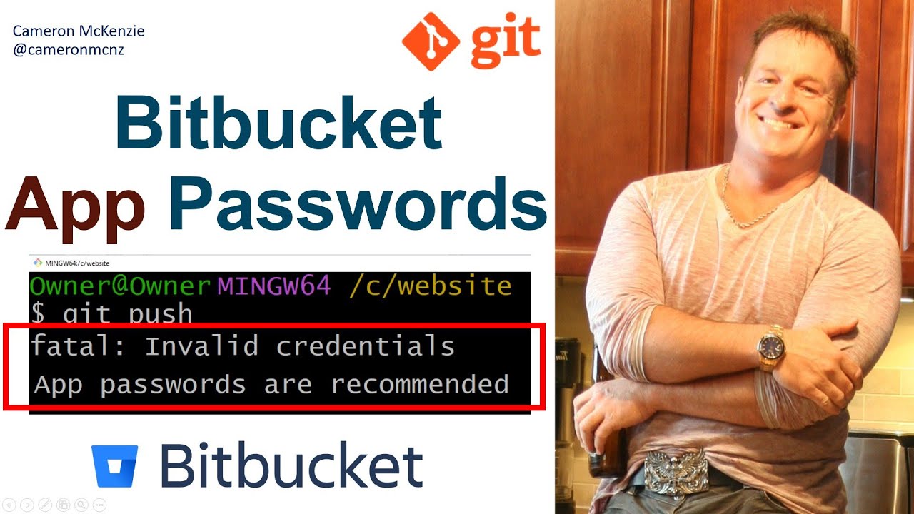 What is my bitbucket git password? Tipseri