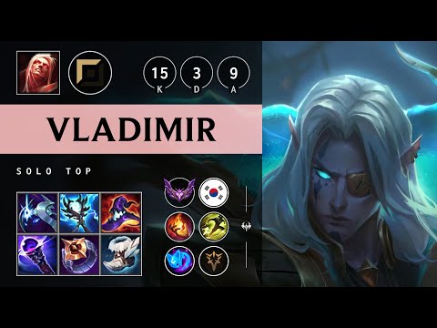 Vladimir Top vs Aatrox - KR Master Patch 25.15