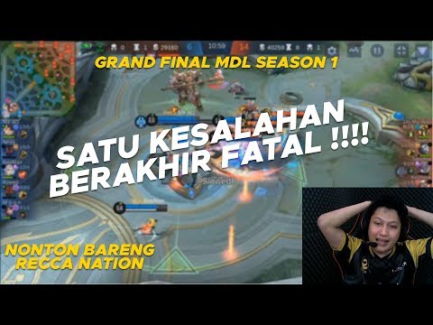 SATU KESALAHAN BERAKHIR FATAL - RECCA VS VICTIM GAME 1 GRAND FINAL MDL SEASON 1