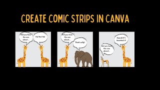 How to Create Comic Strips in Canva