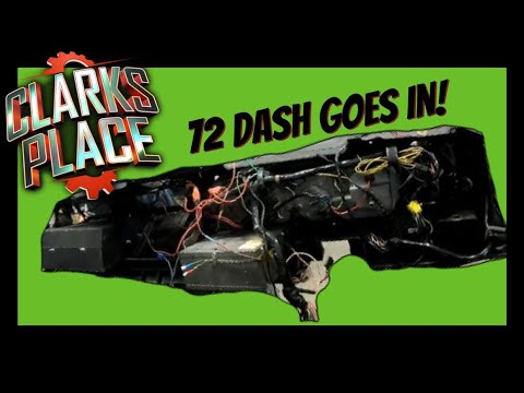 72 Challenger Dash Install