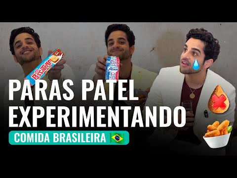 PARAS PATEL PROVANDO COMIDAS BRASILEIRAS
