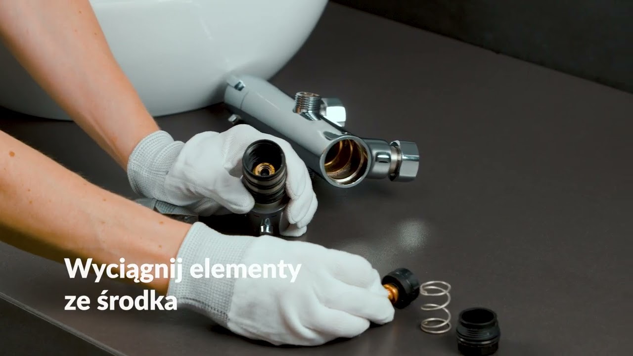 Jak wyczyścić głowicę termostatyczną | Konserwacja głowicy w baterii termostatycznej | KFA Armatura