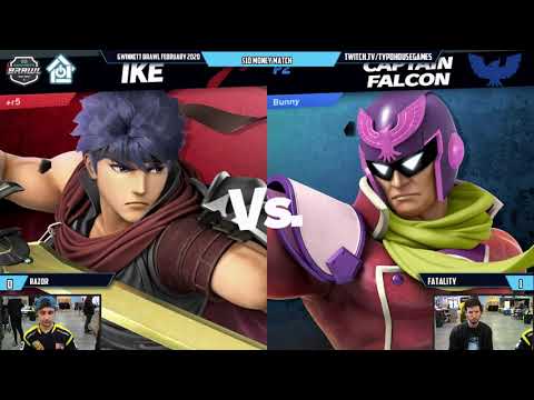 Gwinnett Brawl February 2020 - Fatality(Falcon) VS Razor(Ike)- $10 Money Match