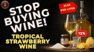 How To Make Alcohol For £1.33 Per Litre (Tropical Strawberry Wine)