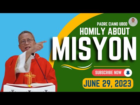 Fr. Ciano Homily about MISYON - 6/29/2023