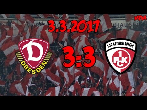 SG Dynamo Dresden 3:3 1. FC Kaiserslautern - 3.3.2017 - Ein hart erkämpfter Punkt!