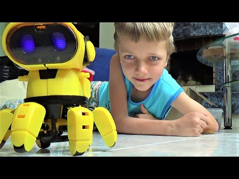 Интерактивный умный РОБОТ - я его собрал за 1 день из мелких деталей