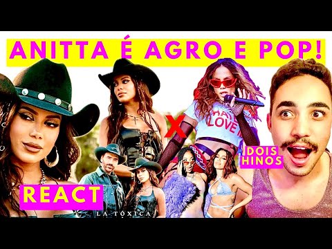 REACT DUPLO ANITTA - LA TOXICA e RED FLAG com ALEJANDRO FERNANDEZ e SHENSEEA REAÇÃO | REAGINDO
