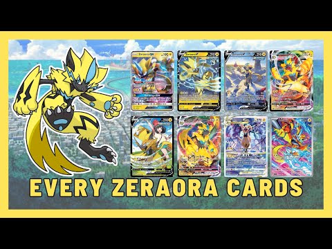 Every Zeraora Pokemon Card #Zeraora #PokemonTCG #807