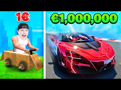 1€ AUTO zu 1,000,000€ AUTO in GTA 5!