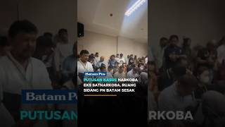 Download lagu Putusan Kasus Narkoba Eks Satnarkoba, Ruang Sidang PN Batam Sesak mp3