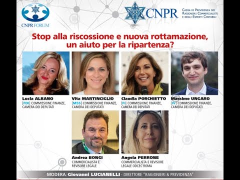 , title : 'CNPR Forum: stop alla riscossione e nuova rottamazione, un aiuto per la ripartenza?'