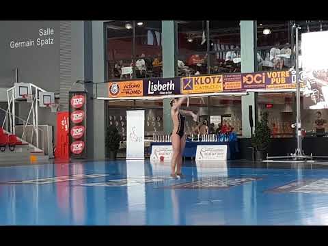 NBTA Europe Twirling Competition 2022 Sélestat -Solo3batons - Senior - Madelief Van Der Ende-Holland