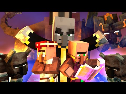 MUTANT RAVAGER ATTACK - Villager vs Pillager Army (Minecraft Movie Animation)