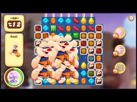 Candy Crush Tales Level 60 - NO BOOSTERS + FULL STORY + NO ADS 📖 | SKILLGAMING ✔️