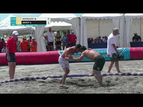 1/4 Men's BW - 70 kg: M. NOVRUZOV (AZE) v. S. AKSOY (TUR)