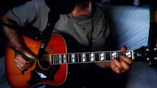 Bird on a Wire ~ Johnny Cash - Leonard Cohen - Willie Nelson - Cover w/ Epiphone Dove Pro VB