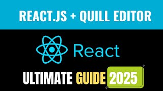 Download the video "Ultimate Guide to Using React Quill Editor in React.js (2025) | Quill Editor Integration & Features"