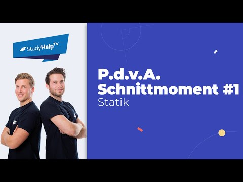 Prinzip der virtuellen Arbeit - Schnittmoment berechnen #1 [Technische Mechanik] |StudyHelp