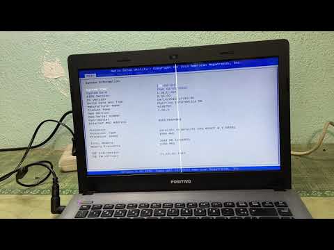 Notebook POSITIVO liga e vai TELA da bios l notebook não carrega o Windows l tela azul VEJA SOLUÇÃO