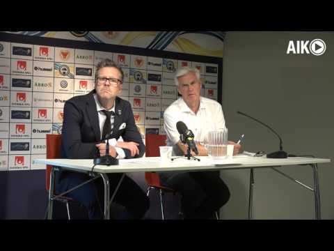 Presskonferens efter Kalmar FF-AIK 0-1