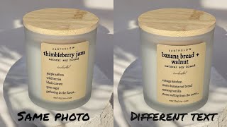 How to make your own mock-up template | Change label text on any label | 😏 UPDATED + Simplified