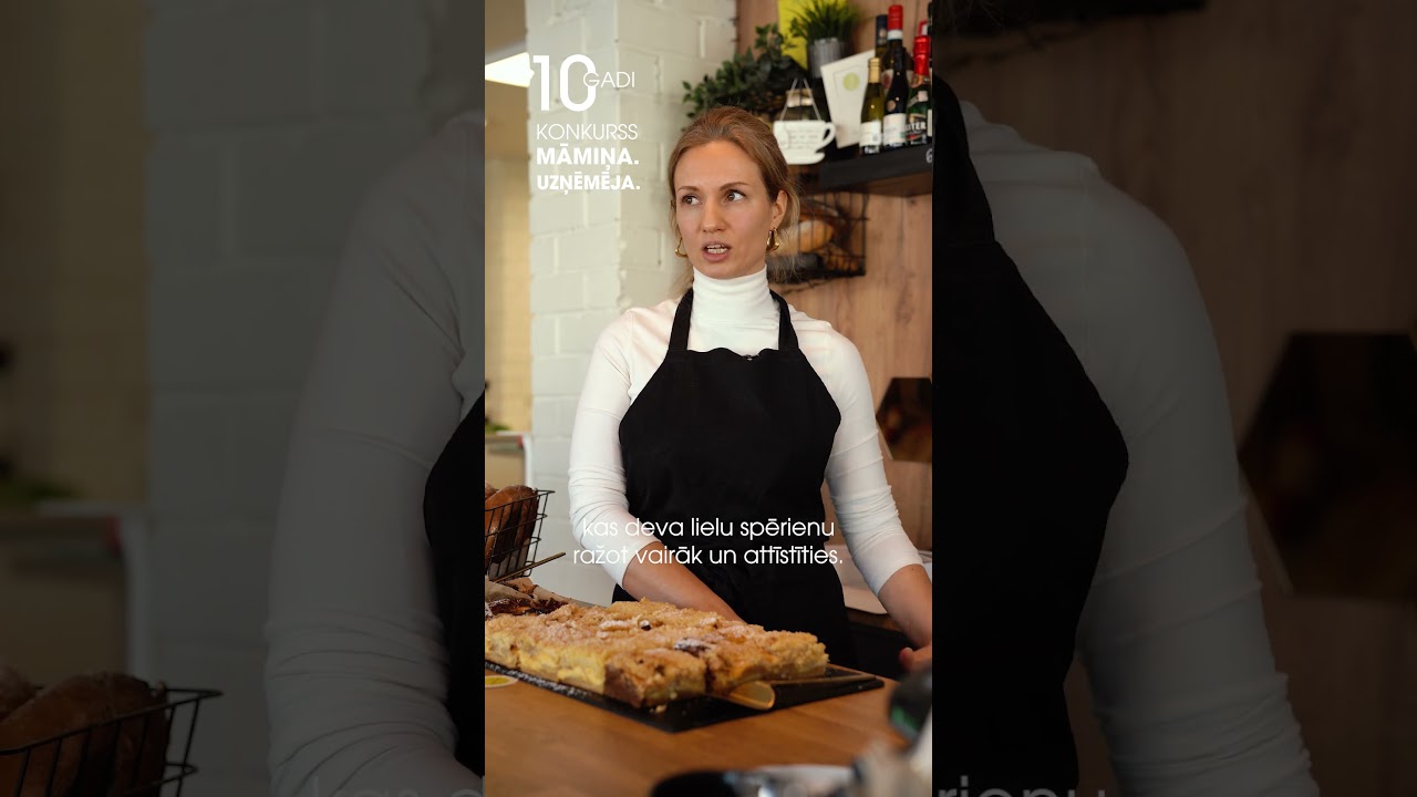 Konditorejas studijas “Sucre” īpašniece ar konkursa “Māmiņa. Uzņēmēja.” atbalstu attīstījusi uzņēmējdarbību