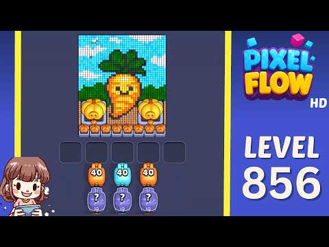 Pixel Flow Level 856 Walkthrough