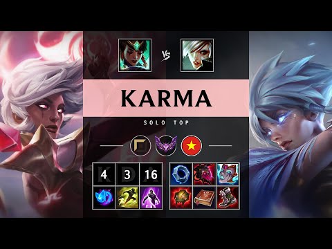 Karma Top vs Riven - VN Master Patch 25.16