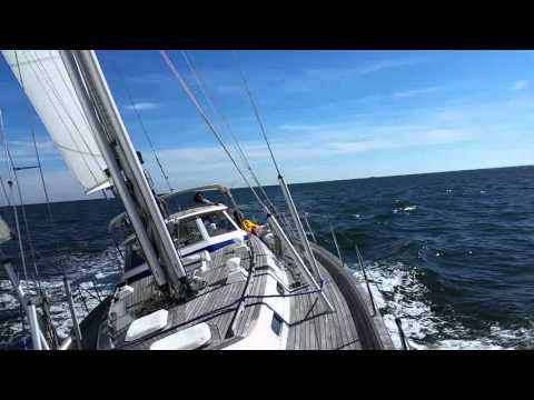 Tenacious Hallberg Rassy 53 sailing
