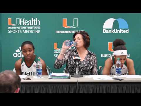 Katie Meier, Jessica Thomas & Adrienne Motley | Post Game Presser Duke | 2.7.16