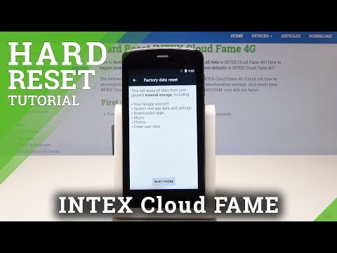 HARD RESET INTEX Cloud FAME 4G - Erase Content & Settings