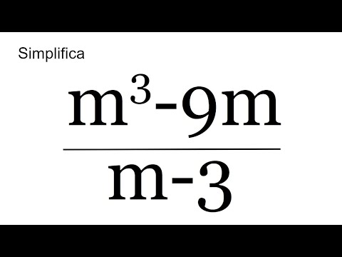SIMPLIFICACIÓN DE UNA FRACCIÓN ALGEBRAICA. Matemáticas Básicas