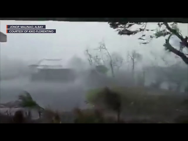 WATCH: After Super Typhoon Rolly, parts of Bicol flooded again due to Typhoon Ulysses