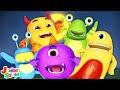 Five Little Monsters Halloween Songs For Kids Spooky Nursery Rhymes Scary Videos For Children