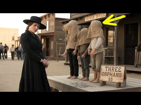 A single woman bought three orphans with bags on their heads – Then one of them spoke…