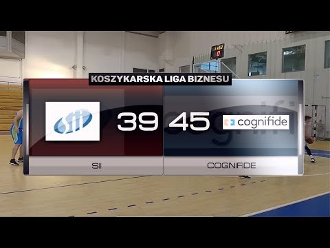 SII vs Cognifide - I kolejka - II Liga Poznań - Koszykarska Liga Biznesu