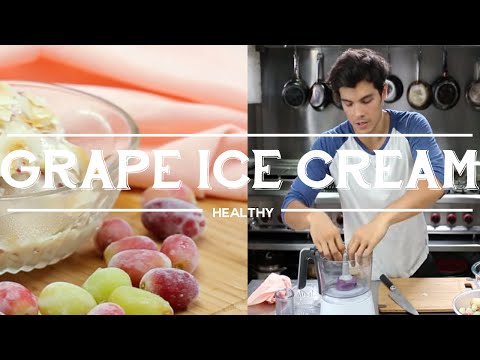 Healthy Grape Ice Cream
