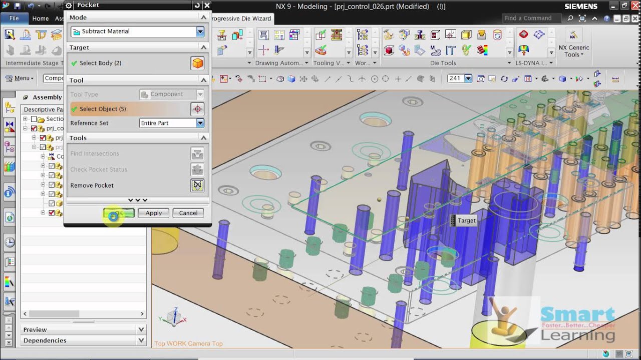 NX 10 Progressive Die Design-stamping Tutorial/Training