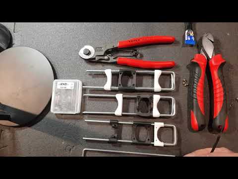 How to assemble the Bowden cable controls