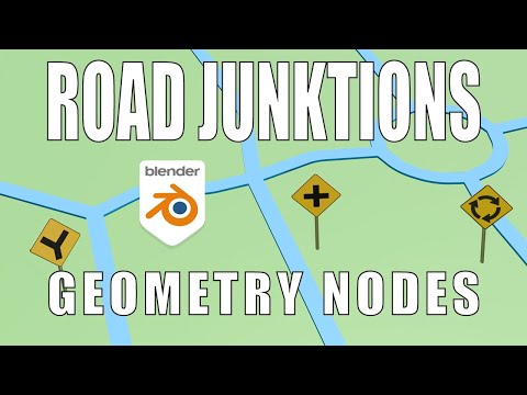 Road Intersections in Blender with Geometry Nodes: A Step-by-Step Guide!