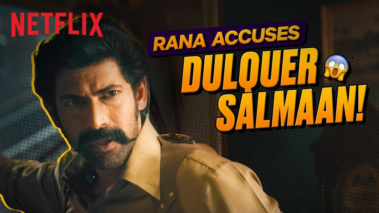 Rana Interrogates Dulquer For a Murder Case 😵| Kaantha | Netflix India